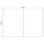 vidaXL Náhradná látka na markízu Zelená a žltá 600 × 300 cm Polyester – Obrázok 4