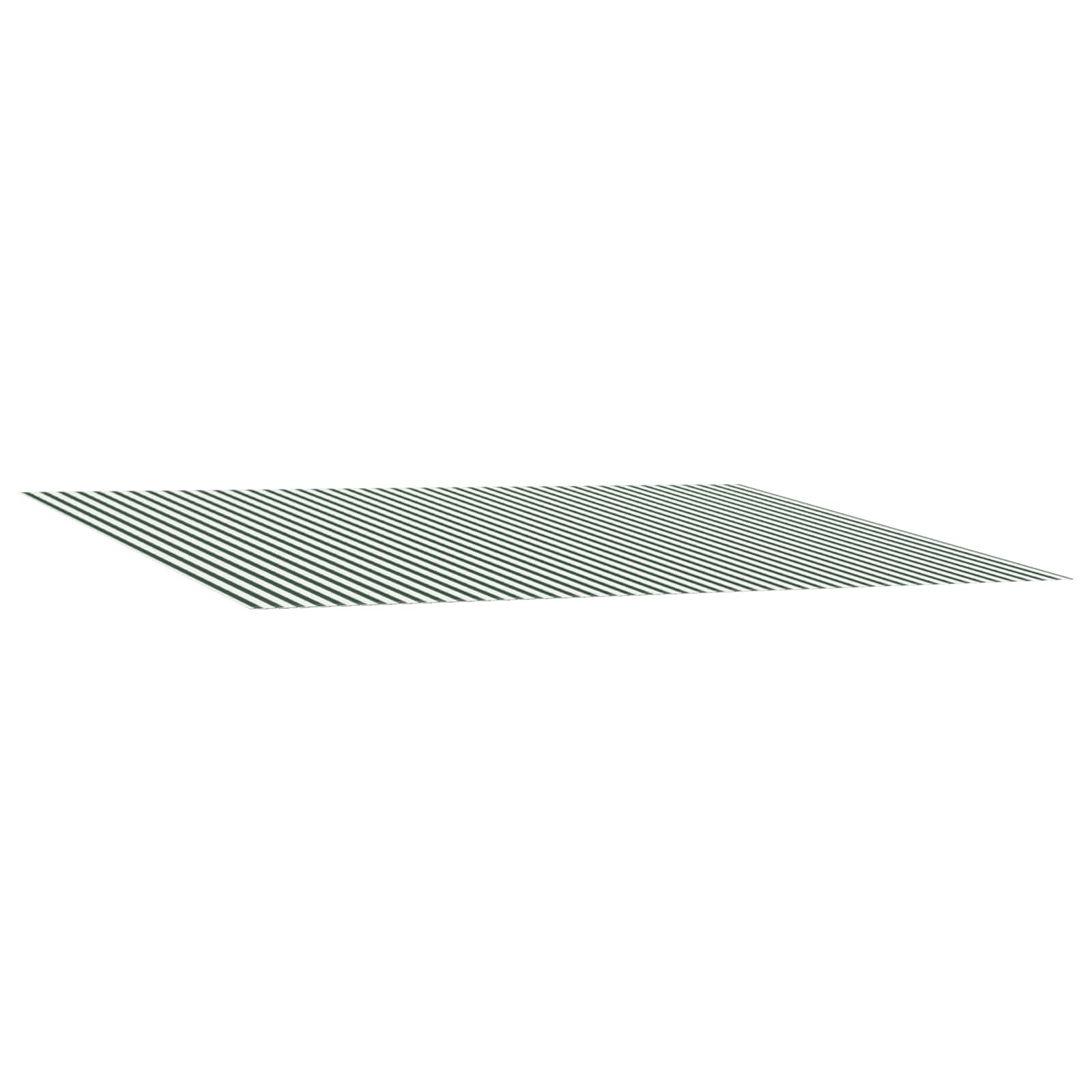 3444467_1.jpg vidaXL Náhradná látka na markízu Zelená a biela 500 × 300 cm Polyester – Obrázok 1