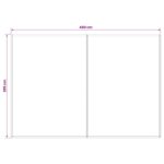 vidaXL Náhradná látka na markízu Zelená a biela 500 × 300 cm Polyester – Obrázok 4