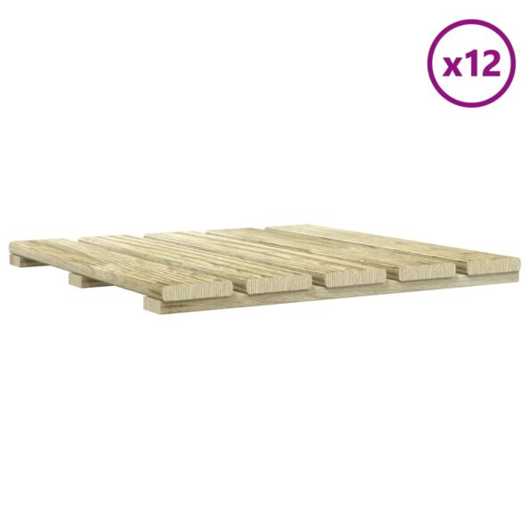 vidaXL Dlažba na terasu 12 pcs Zelená 50 x 50 cm – Obrázok 2