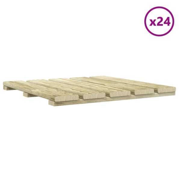 vidaXL Dlažba na terasu 24 pcs Zelená 50 x 50 cm – Obrázok 2