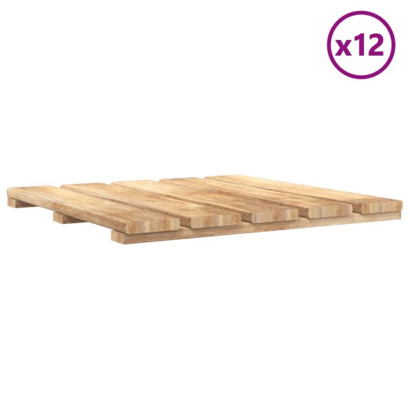 vidaXL Dlažba na terasu 12 pcs Hnedá 50 x 50 cm – Obrázok 2