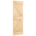 vidaXL Posuvné dvere Prírodná a biela 70 x 210 cm – Obrázok 3