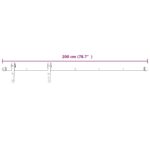 vidaXL Posuvné dvere Prírodná a biela 100 x 210 cm – Obrázok 12