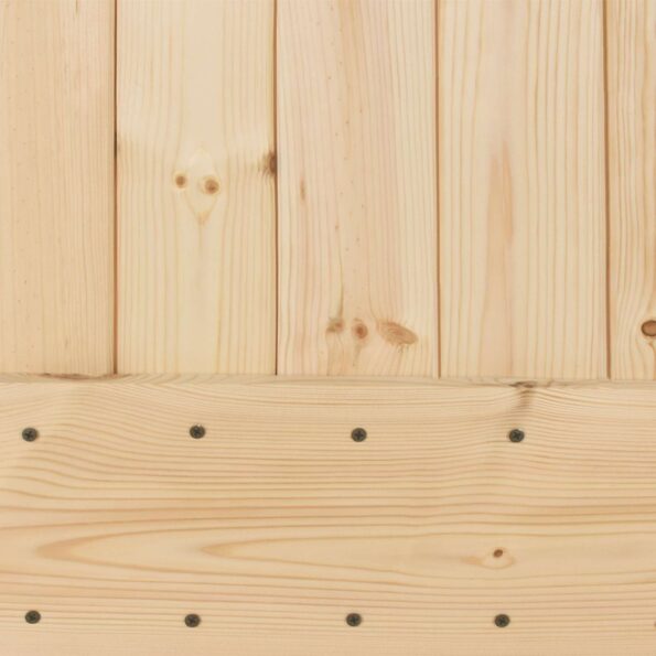vidaXL Posuvné dvere Prírodná a biela 100 x 210 cm – Obrázok 7