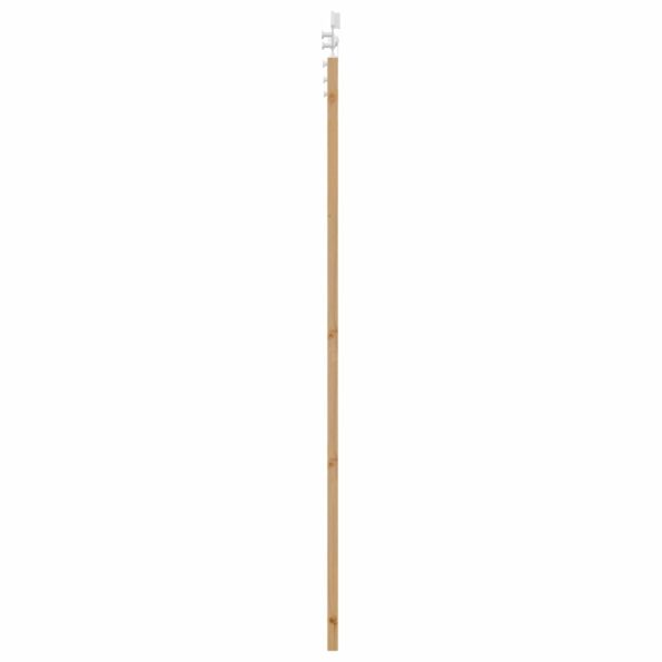 vidaXL Posuvné dvere Prírodná a biela 86 x 211 cm Borovicový masív – Obrázok 5