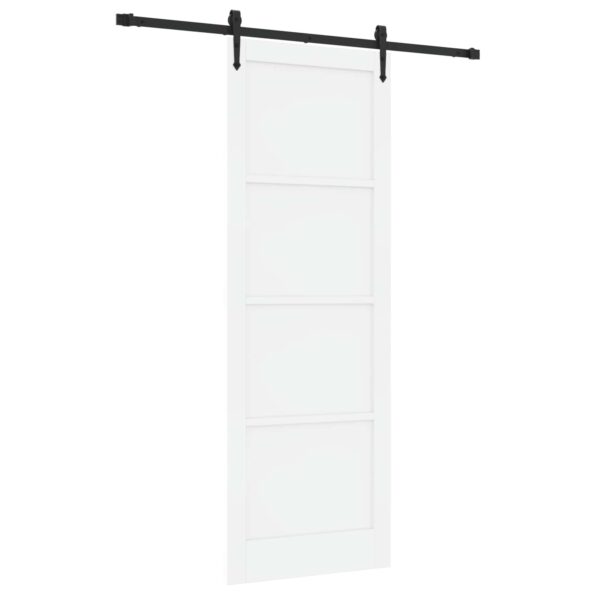 vidaXL Posuvné dvere ORKDAL Biela a čierna 83 x 232 cm – Obrázok 2