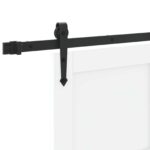 vidaXL Posuvné dvere ORKDAL Biela a čierna 83 x 202 cm – Obrázok 10