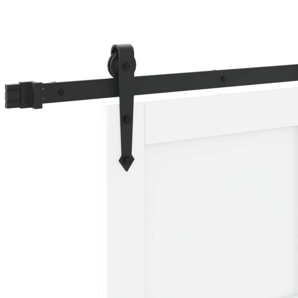 vidaXL Posuvné dvere ORKDAL Biela a čierna 83 x 202 cm – Obrázok 10
