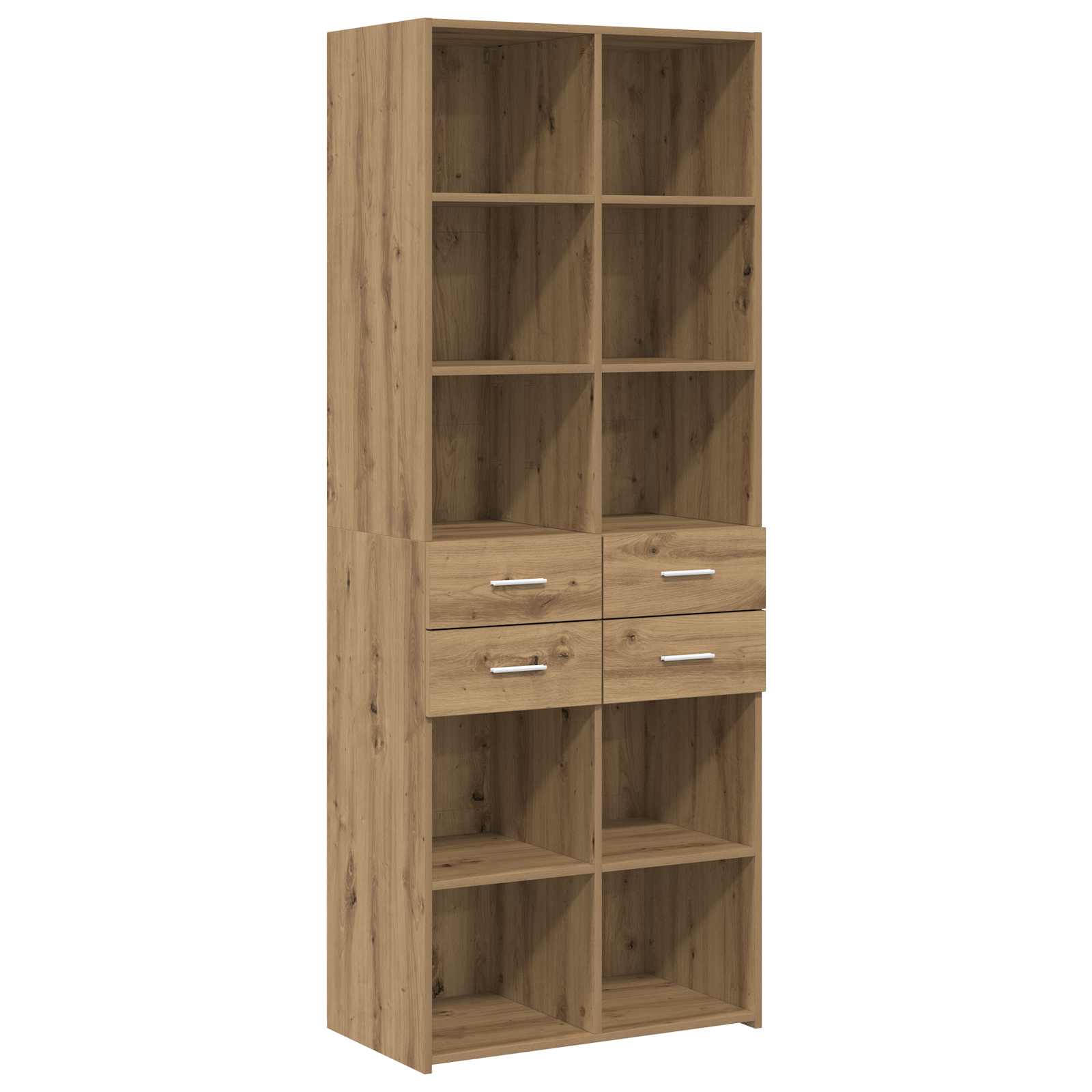 3446619_1.jpg vidaXL Knižnica Dub artisan 30 x 42.4 x 185.2 cm – Obrázok 1