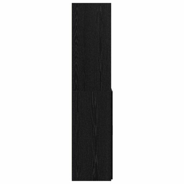 vidaXL Knižnica Čierny dub 30 x 42.4 x 185.2 cm – Obrázok 3