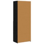 vidaXL Knižnica Čierny dub 30 x 42.4 x 185.2 cm – Obrázok 4
