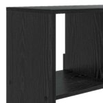vidaXL Police na knihy Čierny dub 100 x 33 x 156,5 cm Kompozitné drevo – Obrázok 7
