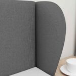 vidaXL Ušný čelník Tmavosivá 40 x 23 x 6 cm látka – Obrázok 4