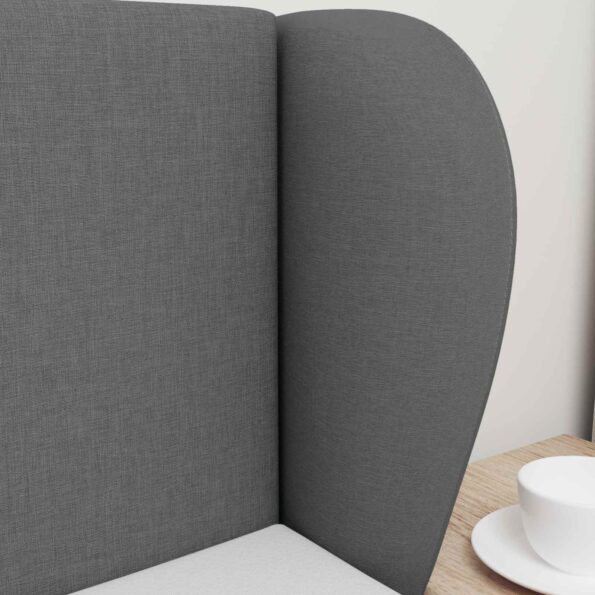vidaXL Ušný čelník Tmavosivá 40 x 23 x 6 cm látka – Obrázok 4