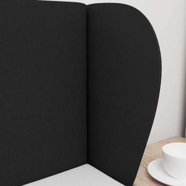 vidaXL Ušný čelník Čierna 40 x 23 x 6 cm látka – Obrázok 4