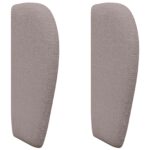 vidaXL Ušný čelník Sivohnedá 40 x 23 x 6 cm látka – Obrázok 2