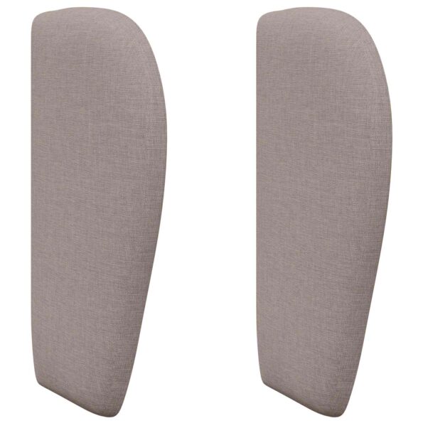 vidaXL Ušný čelník Sivohnedá 40 x 23 x 6 cm látka – Obrázok 2