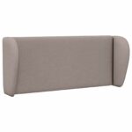 vidaXL Ušný čelník Sivohnedá 40 x 23 x 6 cm látka – Obrázok 3