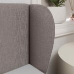 vidaXL Ušný čelník Sivohnedá 40 x 23 x 6 cm látka – Obrázok 4
