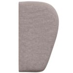 vidaXL Ušný čelník Sivohnedá 40 x 23 x 6 cm látka – Obrázok 7