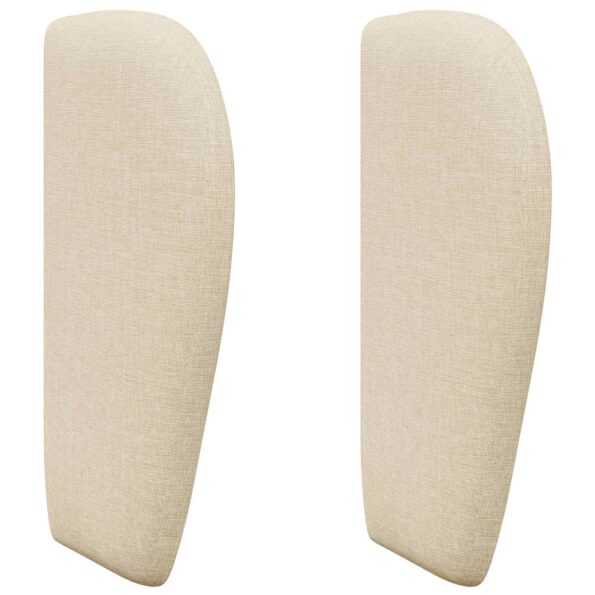 vidaXL Ušný čelník Krémová 40 x 23 x 6 cm látka – Obrázok 2