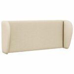 vidaXL Ušný čelník Krémová 40 x 23 x 6 cm látka – Obrázok 3