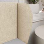 vidaXL Ušný čelník Krémová 40 x 23 x 6 cm látka – Obrázok 4