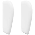 vidaXL Ušný čelník Biela 40 x 23 x 6 cm PVC – Obrázok 2