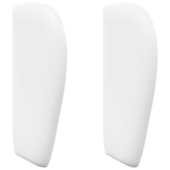 vidaXL Ušný čelník Biela 40 x 23 x 6 cm PVC – Obrázok 2