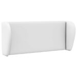 vidaXL Ušný čelník Biela 40 x 23 x 6 cm PVC – Obrázok 3