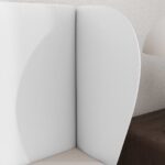 vidaXL Ušný čelník Biela 40 x 23 x 6 cm PVC – Obrázok 4