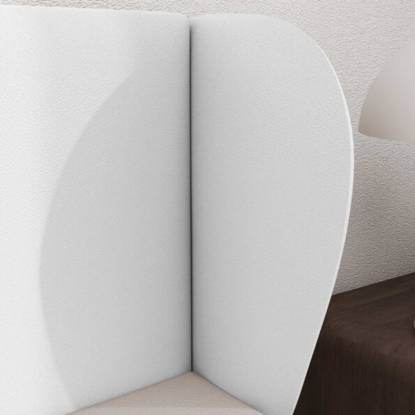 vidaXL Ušný čelník Biela 40 x 23 x 6 cm PVC – Obrázok 4