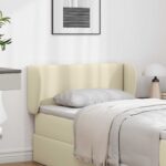 vidaXL Ušný čelník Krémová 40 x 23 x 6 cm PVC