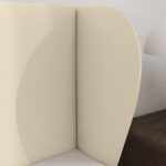 vidaXL Ušný čelník Krémová 40 x 23 x 6 cm PVC – Obrázok 4