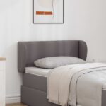 vidaXL Ušný čelník Tmavosivá 40 x 23 x 6 cm PVC