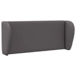 vidaXL Ušný čelník Tmavosivá 40 x 23 x 6 cm PVC – Obrázok 3