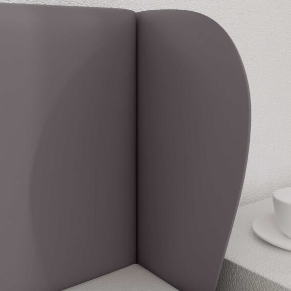 vidaXL Ušný čelník Tmavosivá 40 x 23 x 6 cm PVC – Obrázok 4