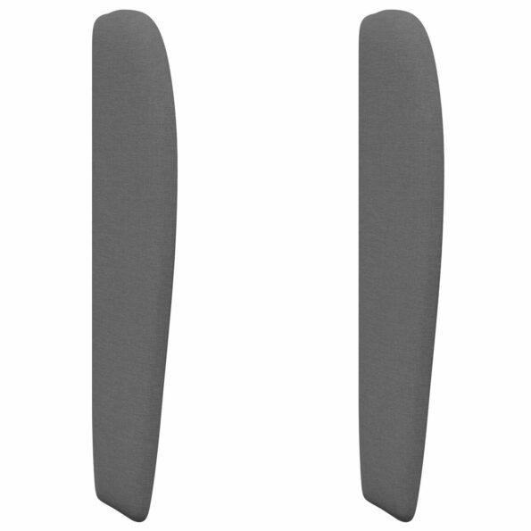 vidaXL Ušný čelník Tmavosivá 80 x 23 x 6 cm látka – Obrázok 2