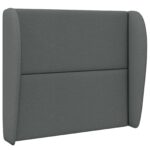 vidaXL Ušný čelník Tmavosivá 80 x 23 x 6 cm látka – Obrázok 3