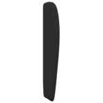 vidaXL Ušný čelník Čierna 80 x 23 x 6 cm látka – Obrázok 5