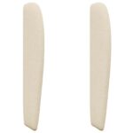 vidaXL Ušný čelník Krémová 80 x 23 x 6 cm látka – Obrázok 2