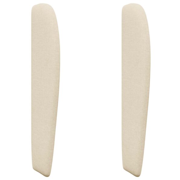 vidaXL Ušný čelník Krémová 80 x 23 x 6 cm látka – Obrázok 2