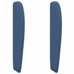 vidaXL Ušný čelník Modrá 80 x 23 x 6 cm látka – Obrázok 2