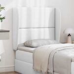 vidaXL Ušný čelník Biela 80 x 23 x 6 cm PVC