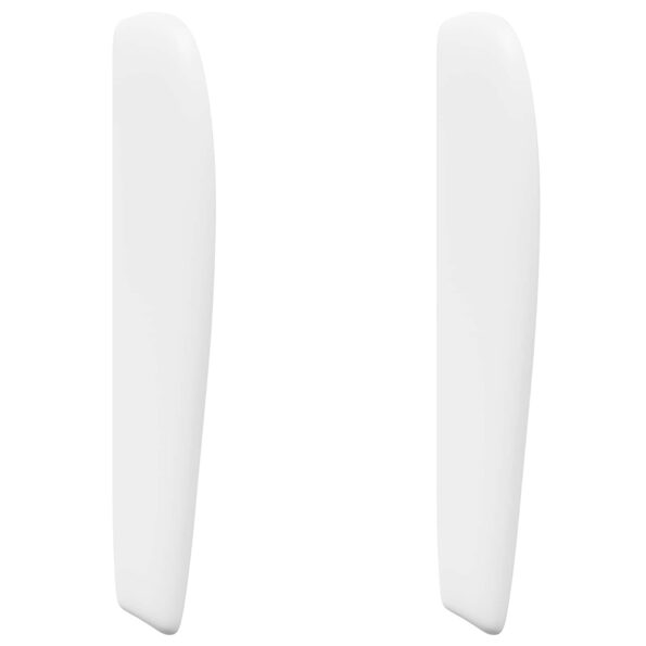 vidaXL Ušný čelník Biela 80 x 23 x 6 cm PVC – Obrázok 2