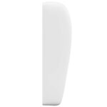 vidaXL Ušný čelník Biela 80 x 23 x 6 cm PVC – Obrázok 7