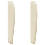 vidaXL Ušný čelník Krémová 80 x 23 x 6 cm PVC – Obrázok 2