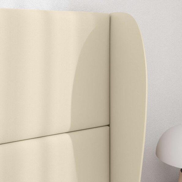 vidaXL Ušný čelník Krémová 80 x 23 x 6 cm PVC – Obrázok 4
