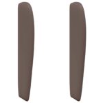 vidaXL Ušný čelník Žltohnedá 80 x 23 x 6 cm PVC – Obrázok 2
